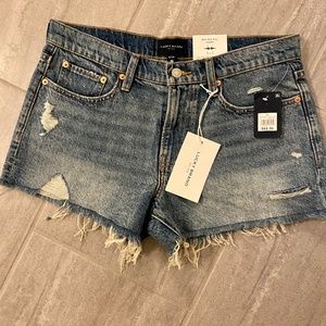 Lucky mid-rise cutoff jean shorts size 8
